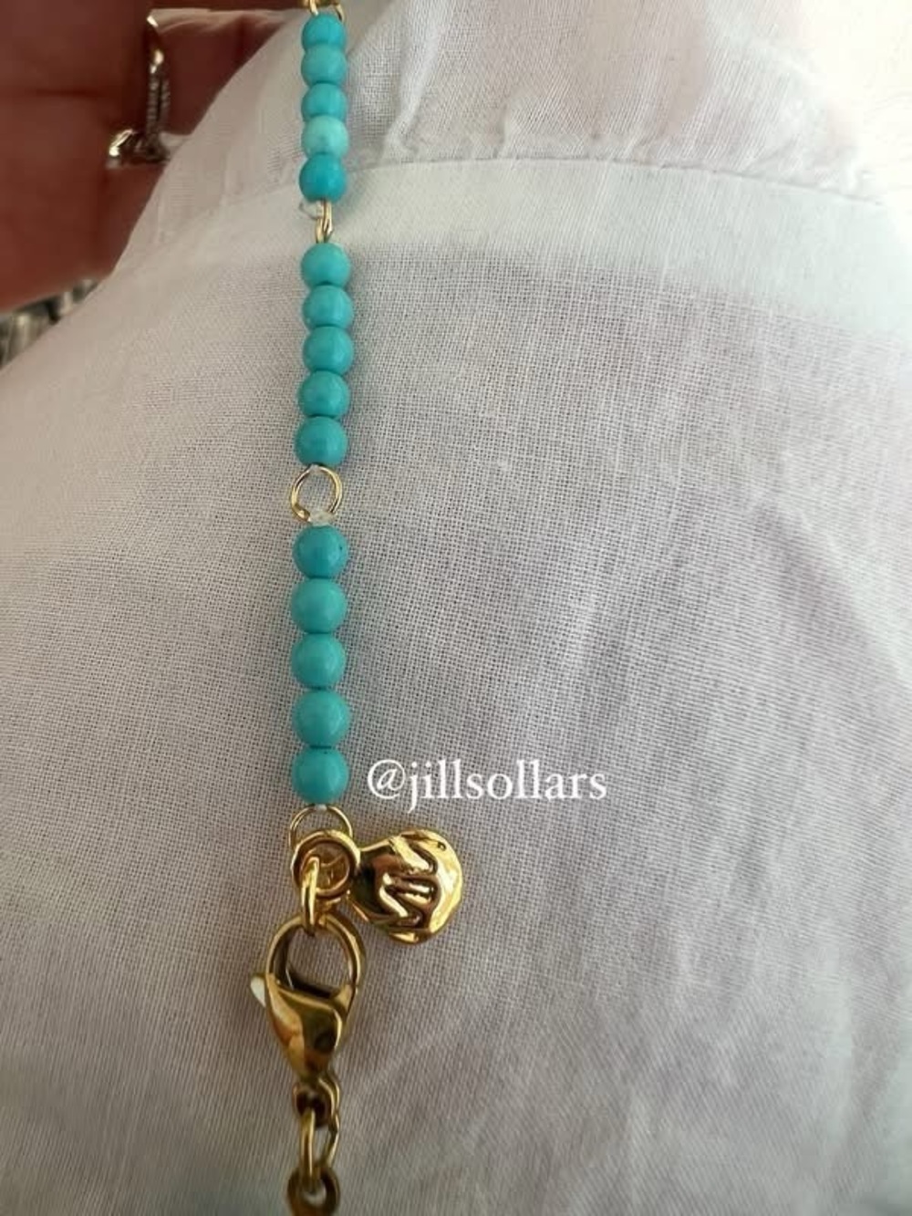 Mayamar Large Turquoise Bead Beaded Statement Necklace (NWT) - Picture 4 of 8